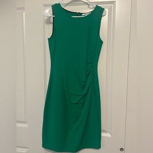 Kenneth Cole Vibrant Green Midi Dress